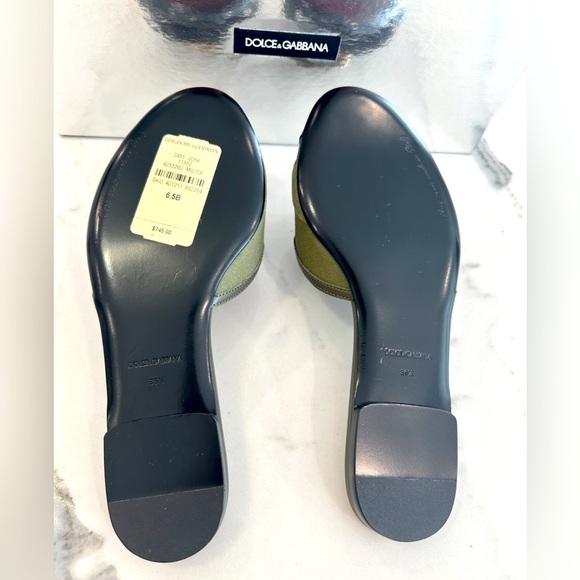 Dolce & Gabbana Embellished Camo Print Slide Sandals - Picture 5 of 7